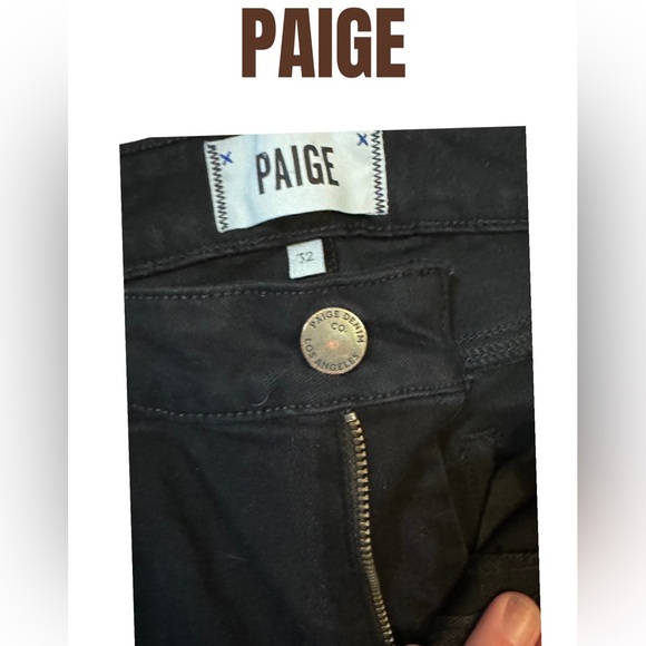 PAIGE - Verdugo Ultra Skinny Jean in Black Shadow - Excellent condition! - Picture 8 of 10